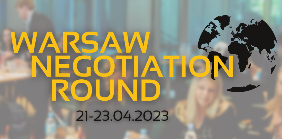 Ekonomiaspoleczna.pl objęła patronat nad turniejem Warsaw Negotiation Round 2023